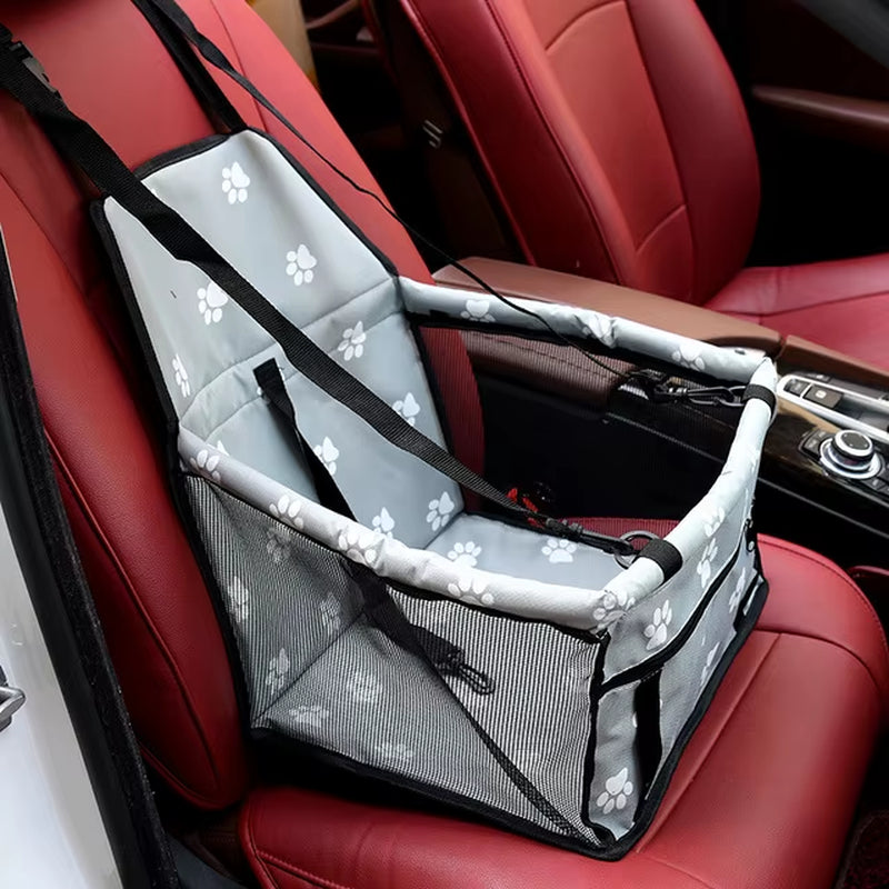 Pet Dog Car Carrier Seat Bag Waterproof Basket Folding Hammock Pet Carriers Bag for Small Cat Dogs Safety Travelling Mesh Bag