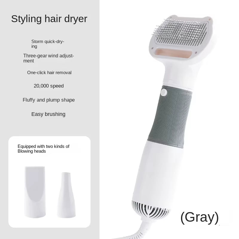 3-In-1 Pet Dog Dryer Quiet Dog Hair Dryers and Comb Brush Grooming Kitten Cat Hair Comb Puppy Fur Blower Low Noise Pet Products