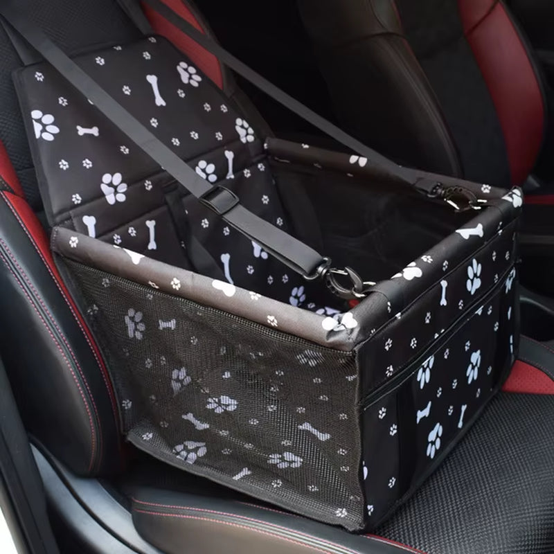 Pet Dog Car Carrier Seat Bag Waterproof Basket Folding Hammock Pet Carriers Bag for Small Cat Dogs Safety Travelling Mesh Bag